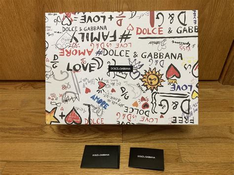 dolce gabbana shoe box